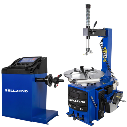 Sellzeno 2 HP Swing Arm Tire Changer Wheel Balancer Combo