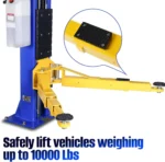 Sellzeno 10,000 lbs Two-Post Car Lift with Overhead Design and Dual-Point Safety Release – Heavy-Duty Auto, Truck, and Tractor Lift for Professional Garages - Image 4